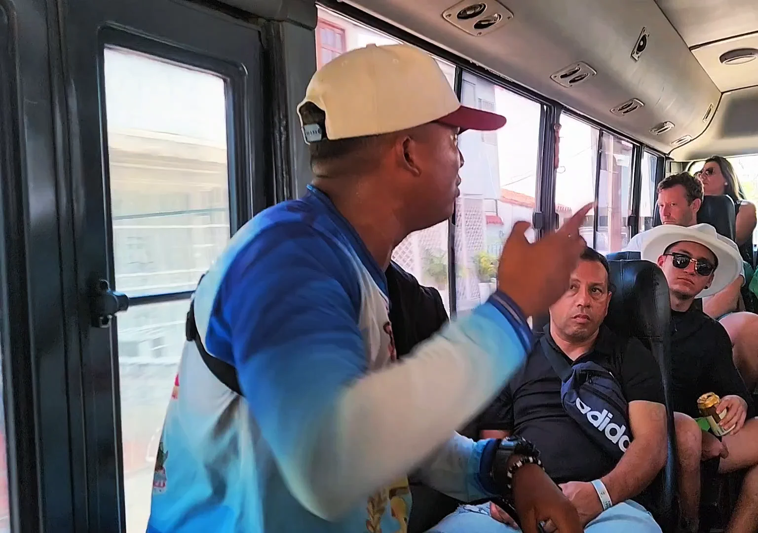 On board the DYK bus